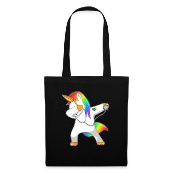 Véticorn vétérinaire Dabbing Licorne - Sac en tissu - noir - Devant