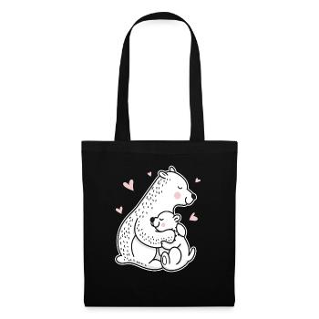 Polar Bear Having A Nap Gift product Cute Polar - Tote Bag - black - Front
