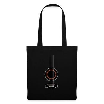 guitar - Tote Bag - black - Front