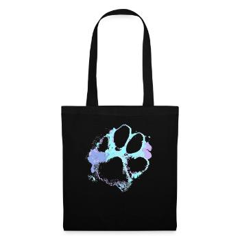 Fun Paw Design Dog Lover Gift For Dog Fans Dog - Tote Bag - black - Front