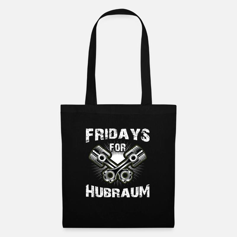 Fridays for Hubraum - Stoffbeutel - Schwarz