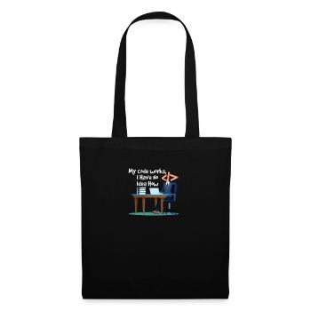 Drôle Programmeur Humour - Blague de code informatique Geek - Sac en tissu - noir - Devant