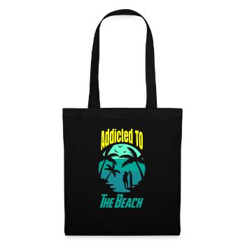 Addicted To The Beach - Tote Bag - black - Front