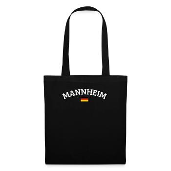 Mannheim - Stoffbeutel - Schwarz - Vorne