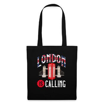 Awesome London Is Calling Skyline UK - Tote Bag - black - Front