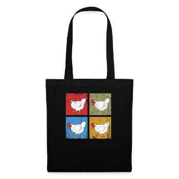 Chicken Chicken Chickens Gift Farmer Agriculture - Tote Bag - black - Front