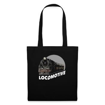 Train trains model railroad railway gift - Tote Bag - black - Front