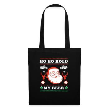 HOLD MY BEER I CHRISTMAS I ChristmasI Beer I - Tote Bag - black - Front