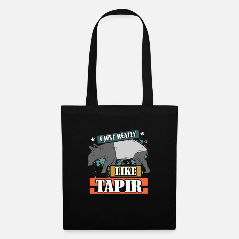 tapir - Tote Bag - black