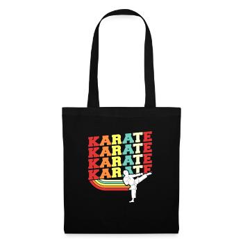 Karate - Stoffbeutel - Schwarz - Vorne