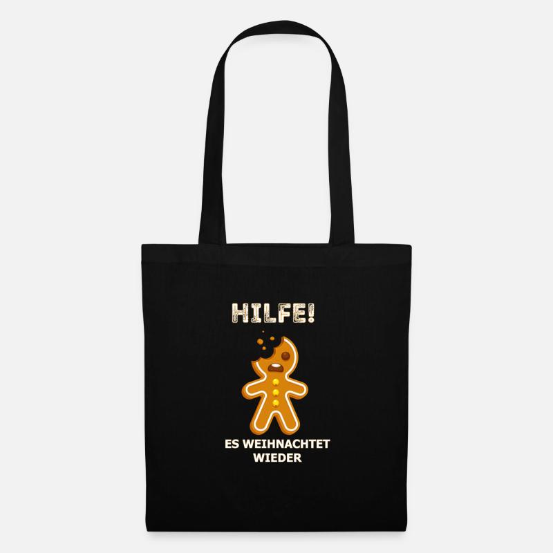 Fun gingerbread Christmas - Tote Bag - black