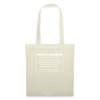 Chef de projet cadeau Directeur général superviseur - Sac en tissu - nature - Devant