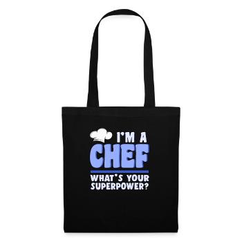 I am chef super-force chef food gift - Tote Bag - black - Front