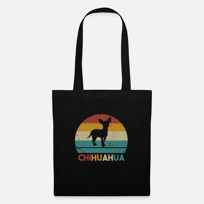 Chihuahua - Stoffbeutel - Schwarz