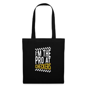 Cool Pro At Checkers Shirt Checkers Players gift - Tote Bag - black - Front