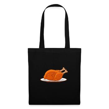 Thanksgiving turkey bird food roast day gift - Tote Bag - black - Front