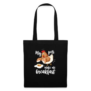 Farmer Tracktor agriculture gift - Tote Bag - black - Front