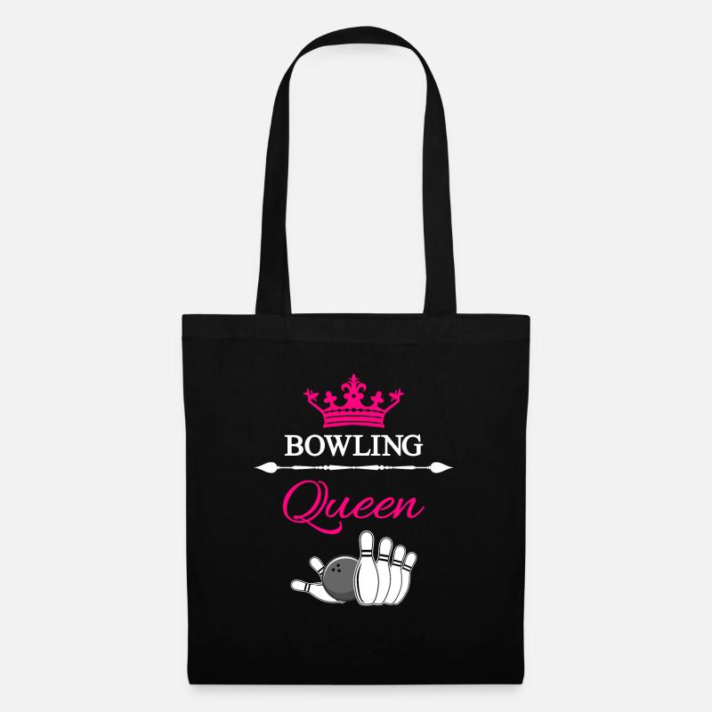 Bowling Queen - Stoffbeutel - Schwarz
