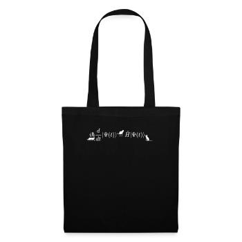 Schrodinger cats math and physics formula equation - Tote Bag - black - Front