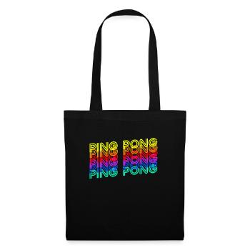 Ping pong - Tote Bag - black - Front