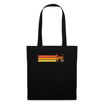 Drums - Tote Bag - black - Front
