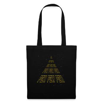 Pew Pew Wars Tee - Stoffbeutel - Schwarz - Vorne