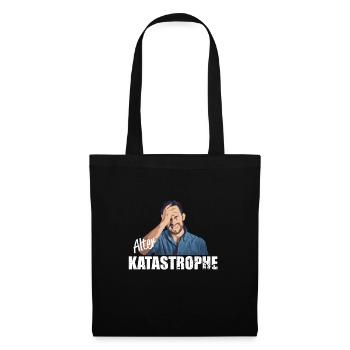 Alter Katastrophe lustiger Spruch Army Panzer - Stoffbeutel - Schwarz - Vorne