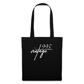 Vintage 1995th 1995 Birthday Gift - Tote Bag - black - Front