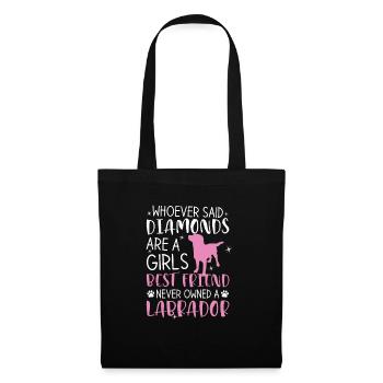 Labrador - Sac en tissu - noir - Devant