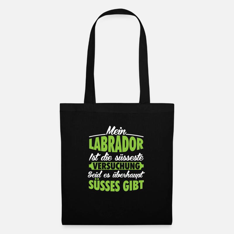 Labrador - Stoffbeutel - Schwarz