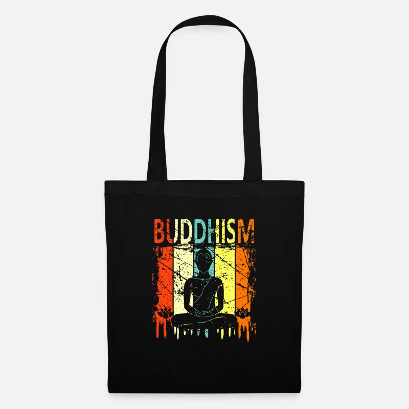 Buddhismus - Stoffbeutel - Schwarz