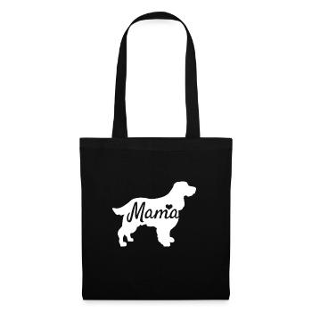 Cocker Spaniel - Sac en tissu - noir - Devant