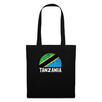 Tanzanie - Sac en tissu - noir - Devant