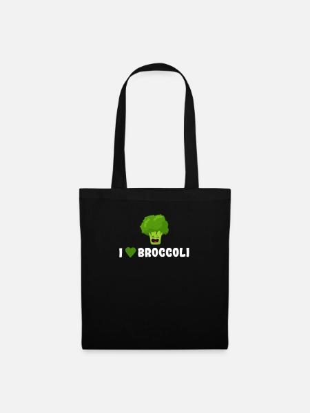 broccoli - Tote Bag - black