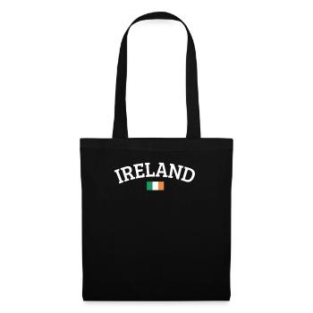 Irlande - Sac en tissu - noir - Devant