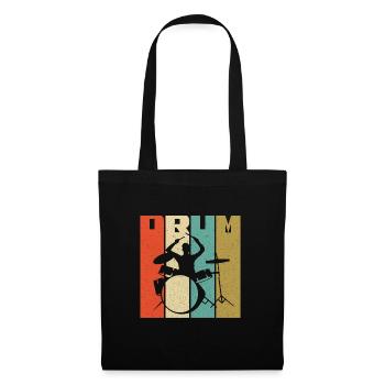 Drums drummer drummer gift - Tote Bag - black - Front