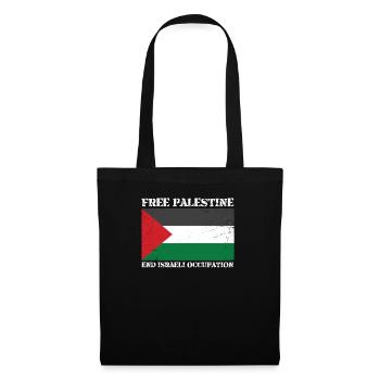 Intifada palestine gratuite - Sac en tissu - noir - Devant