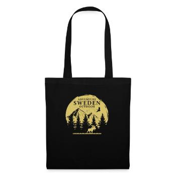 Suède - Sac en tissu - noir - Devant