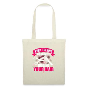 Salon de coiffure - Sac en tissu - nature - Devant