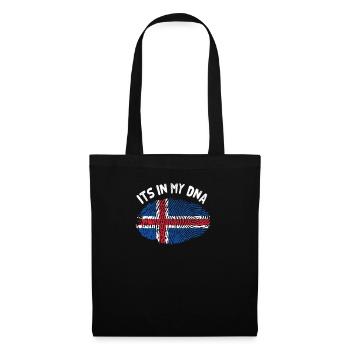Islande - Sac en tissu - noir - Devant