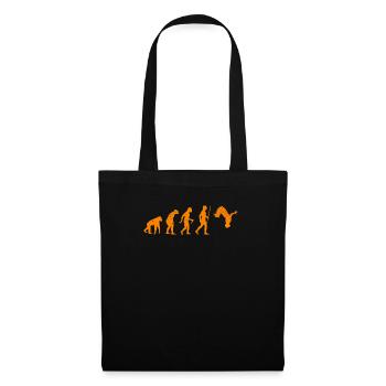 Parkour evolution backflip freerunning - Tote Bag - black - Front