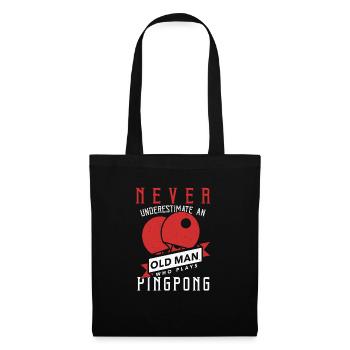 table tennis - Tote Bag - black - Front