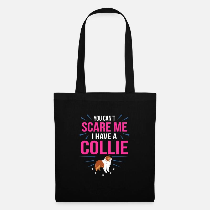 Collie - Stoffbeutel - Schwarz