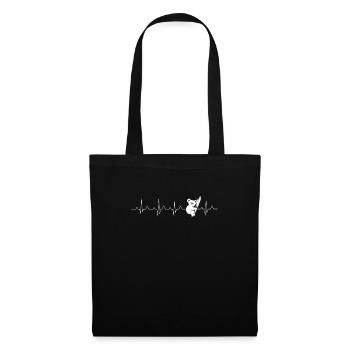 Koala Heartbeat Koala - Tote Bag - black - Front