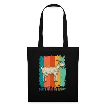 goat - Tote Bag - black - Front