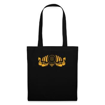 Gugnir viking mythologie nordique - Sac en tissu - noir - Devant