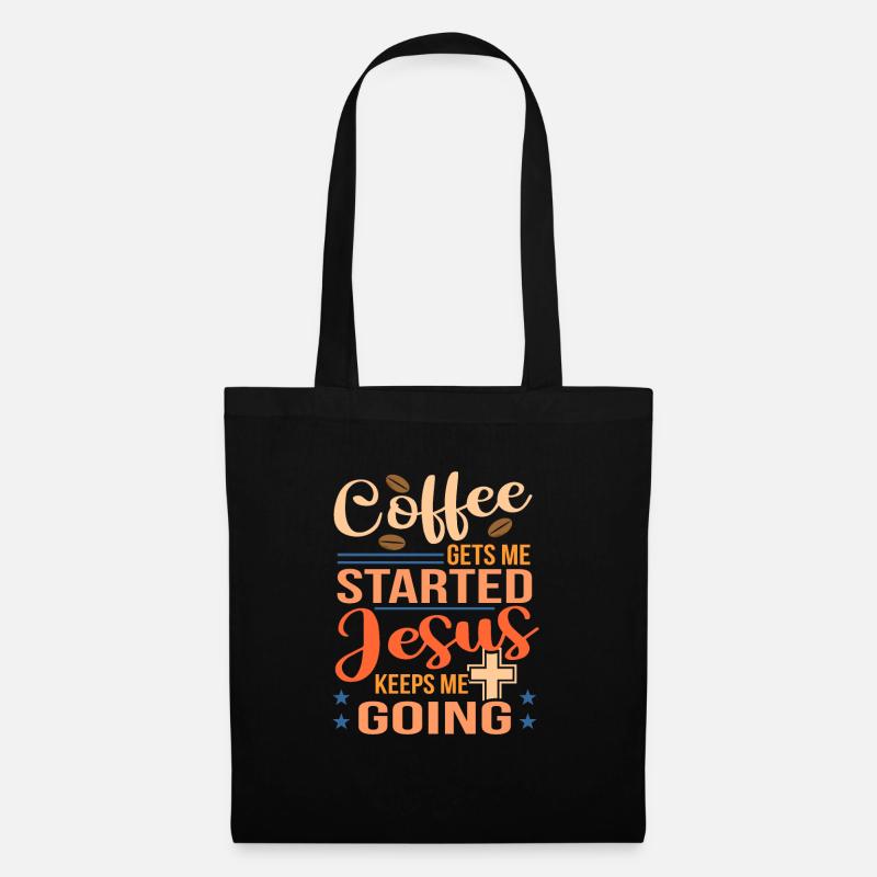 Jesus - Tote Bag - black