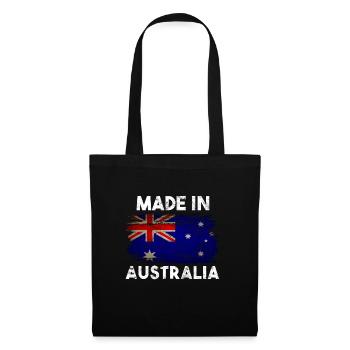 Australie - Sac en tissu - noir - Devant