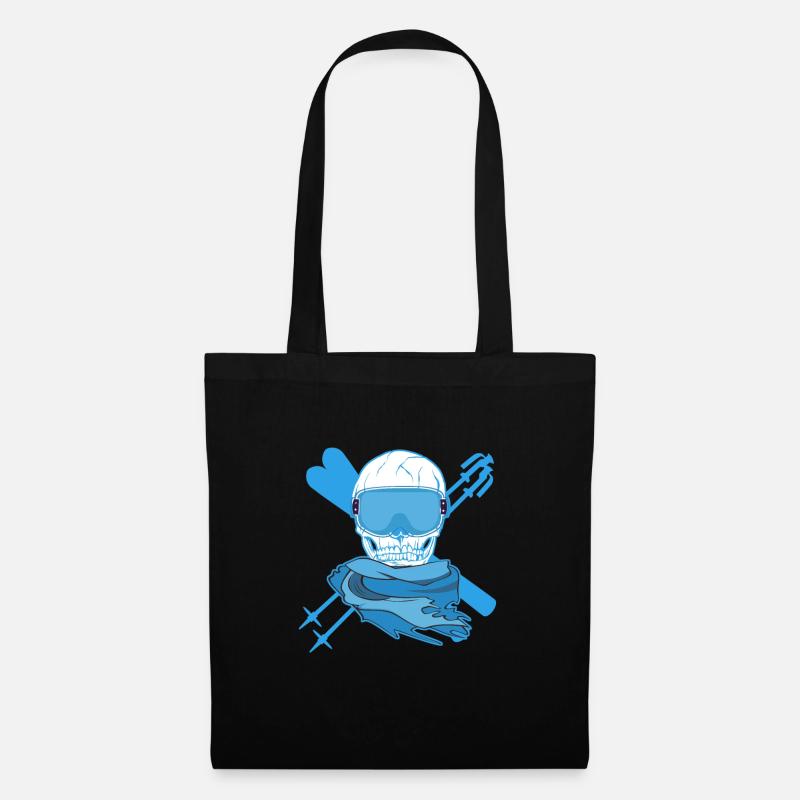 skier - Tote Bag - black