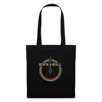 Rock and Roll - Stoffbeutel - Schwarz - Vorne